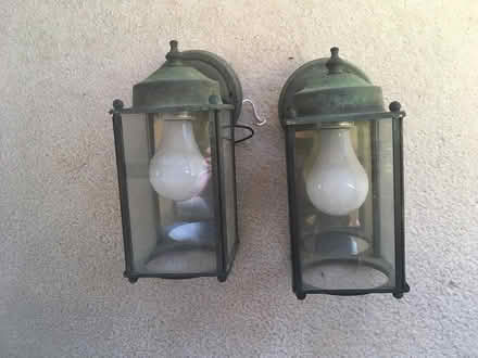 Photo of free 2 Outdoor Garage Lights (North Boulder/Wonderland HIll) #1