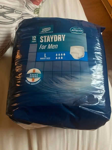 Photo of free Incontinence pads for Men (Harborne Birmingham) #1