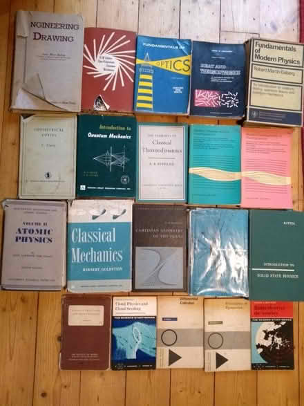 Photo of free Vintage Physics textbooks (Girton CB3) #1