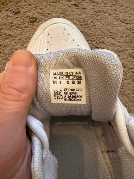 Photo of free Adidas tennis shoes - worn (Bannockburn, FK7) #3