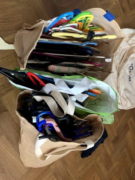 Photo of free Three bags full of hangers (Haywards Heath RH16) #1