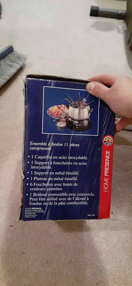 Photo of free Unused Fondue set (Riverside South) #3
