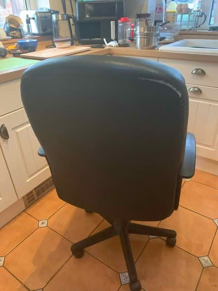 Photo of free Swivel office chair (Forest Green) #1