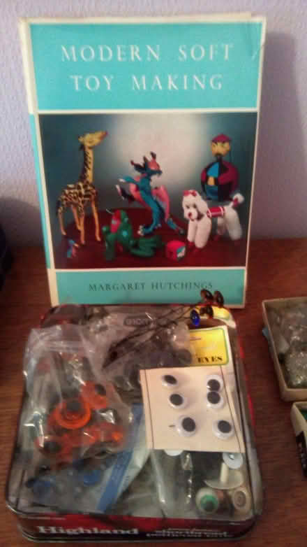 Photo of free Craftwork items: Box of felt pieces, toy animal eyes, beads (St Mary Cray BR5) #3