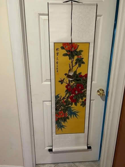 Photo of free Oriental Silk Paper Scroll Art (Edwin & Southern Pines, VB) #1