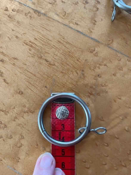 Photo of free 24 chrome curtain rings (Ealing Common W5) #2