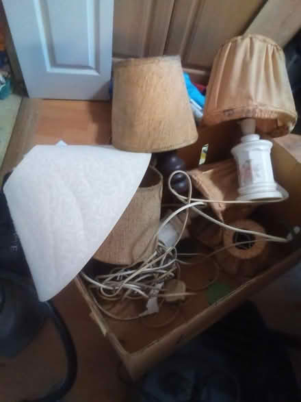 Photo of free Bedside lamps and lamp shades (Marston Green B37) #1