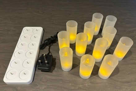 Photo of free Set of rechargable flickering LED tealights (Stroud GL10) #2