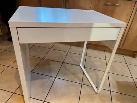 Photo of free IKEA Micke small white desk (Hatfield, AL10) #2