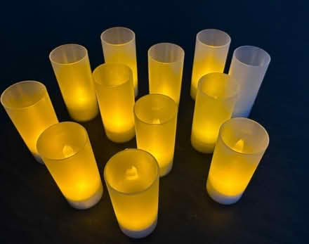 Photo of free Set of rechargable flickering LED tealights (Stroud GL10) #1