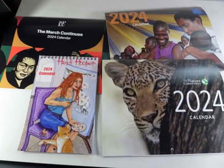 Photo of free Four 2024 wall calendars (Cambridgeport, near Dana Park) #1