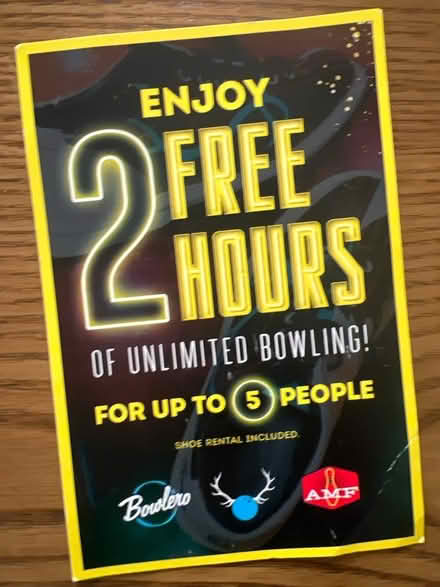 Photo of free Bowling Pass (Brookland, DC) #1