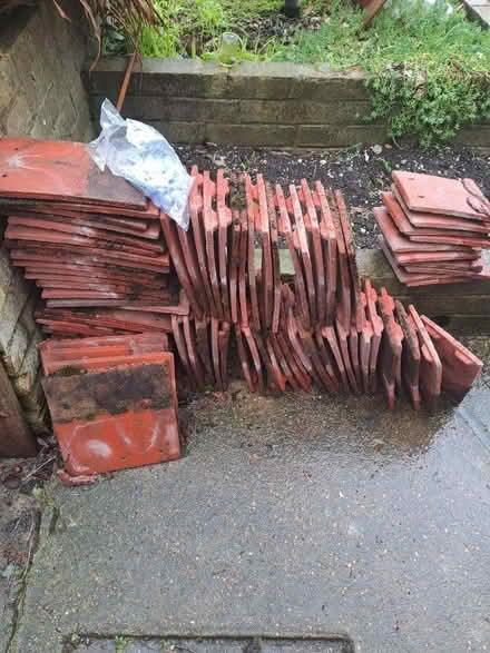 Photo of free Large number of concrete roof tiles (Wallands Park BN7) #2