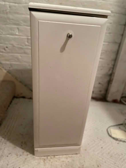 Photo of free White mdf linen basket (Croydon) #1