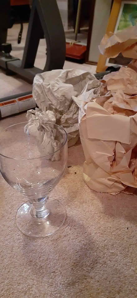 Photo of free 3 solid Wine glasses (Riverside South) #1