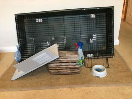 Photo of free Guinea pig cage and equipment (Wokingham RG41) #4
