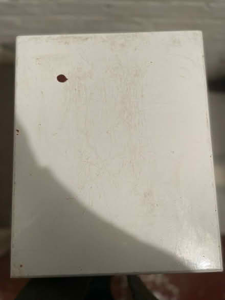Photo of free White mdf linen basket (Croydon) #2
