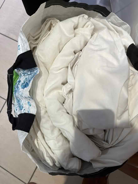 Photo of free Duvet and White bed linen (Ealing Common W5) #2