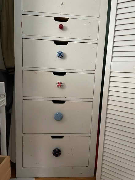 Photo of free Chest of drawers white (San Anselmo) #1