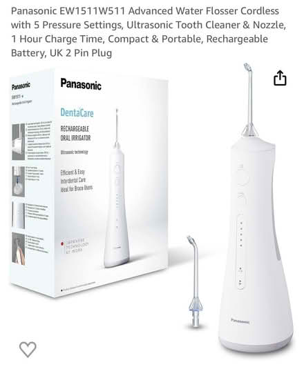 Photo of free Panasonic Cordless Water Flosser (London W9) #1