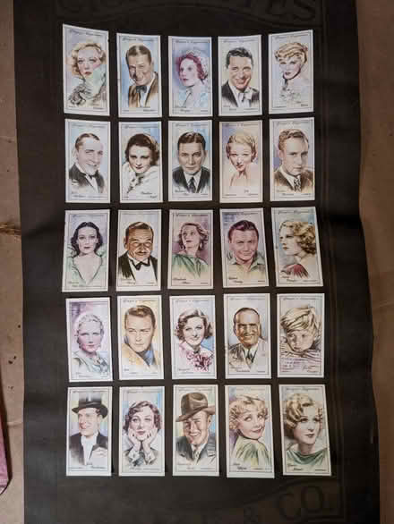 Photo of free Castle cigarettes cards film stars (Southsea PO5) #1