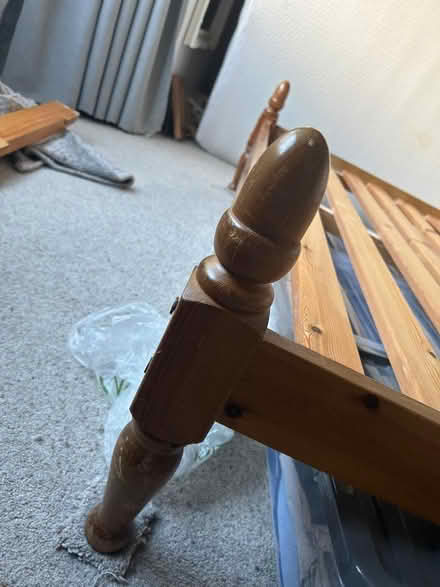 Photo of free Double bed base -no mattress (Woodhouse Eaves LE12) #2