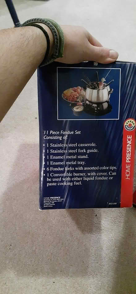 Photo of free Unused Fondue set (Riverside South) #2