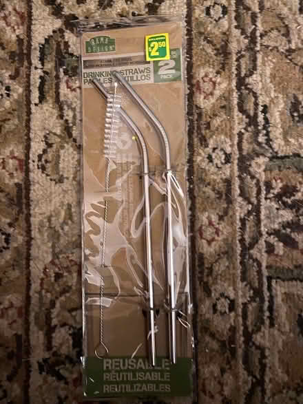 Photo of free 2 metal straws (Vanier) #1
