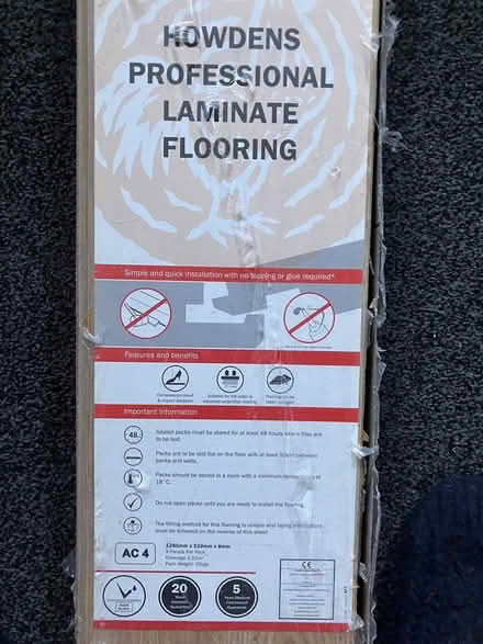 Photo of free Laminate flooring (Plumstead Common SE18) #3