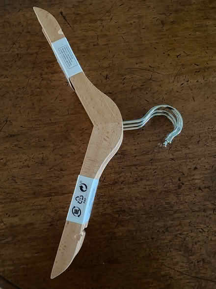 Photo of free Coat hangers 30 wooden kids ikea (SS0) #1