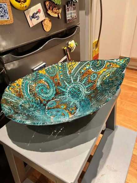 Photo of free Big ornamental dish / bowl (Droylsden M43) #1