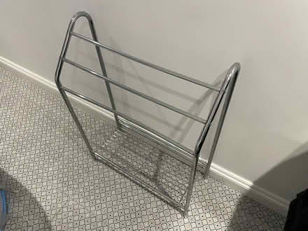 Photo of free Free standing chrome towel rail (Downhall Park Way Rayleigh) #1