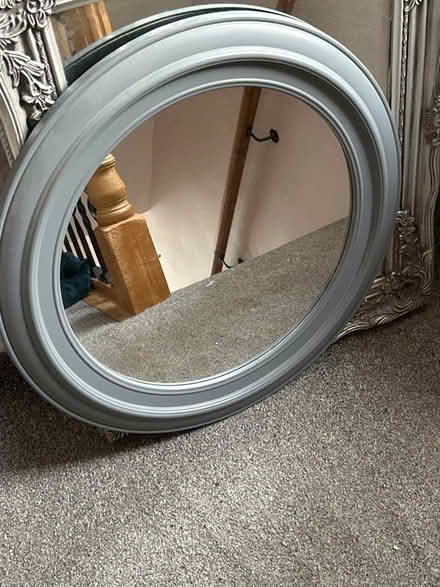 Photo of free Grey circular mirror (Milnrow, OL16) #1
