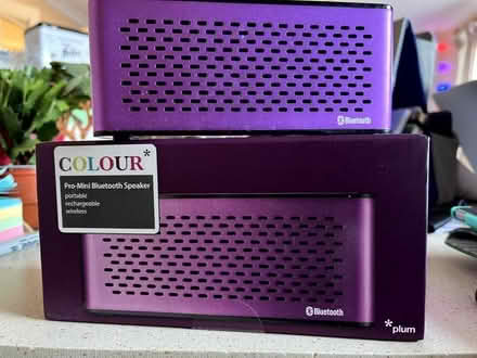 Photo of free Bluetooth speaker (Purple) (Torbrex FK7) #3