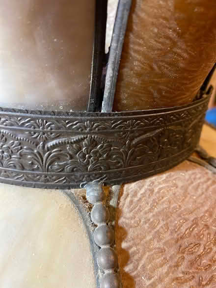 Photo of free Mid-century Modern glass lamp (Watertown/Waltham/Belmont line) #2