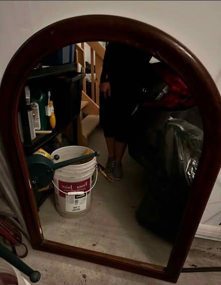 Photo of free Large wooden mirror (Wateridge Village) #4