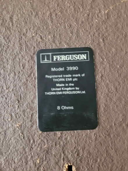 Photo of free 2 Ferguson vintage speakers (maidstone ME15) #1