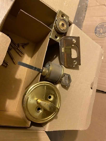 Photo of free Lock set and key (Watertown/Waltham/Belmont line) #1
