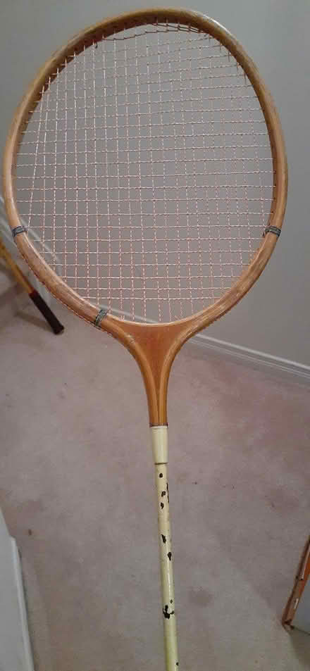 Photo of free Vintage Wooden Badminton Racket (Riverside South) #2