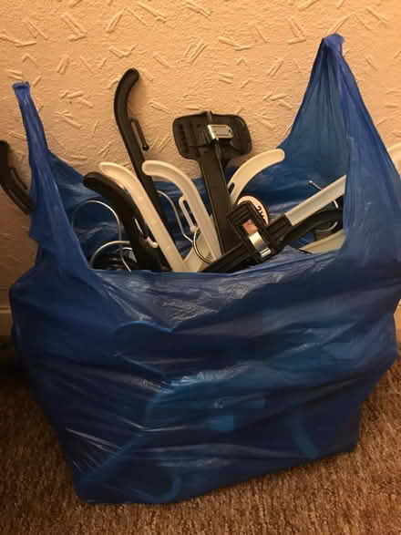 Photo of free bag of older child clothes hangers (Harold Hill RM3) #1