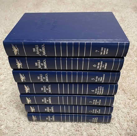 Photo of free The Annals of America Book Set (north Boulder) #1