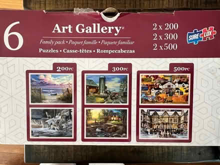 Photo of free Box of 6 puzzles (West San Jose) #1