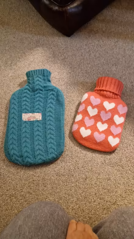 Photo of free Two hot water bottles with covers (Moston, M9) #1