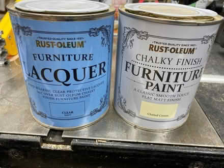 Photo of free Furniture paint and lacquer for upcycling (Odd Down) #1