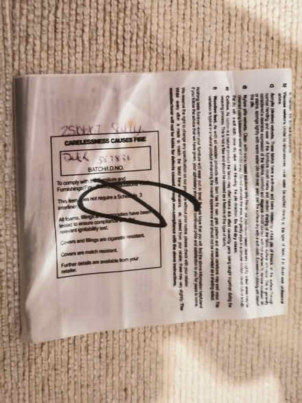 Photo of free L-shaped Sofa (Fareham PO15) #2