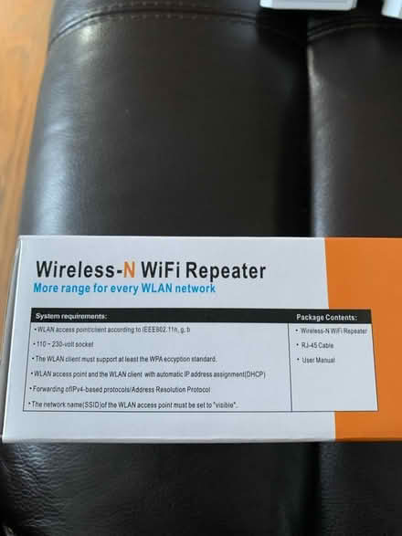 Photo of free TPLink Wireless-N Wi FI repeater + (OX3) #3