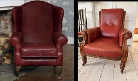 Photo of Loan of red fabric ARMCHAIR (Marylebone NW1) #2
