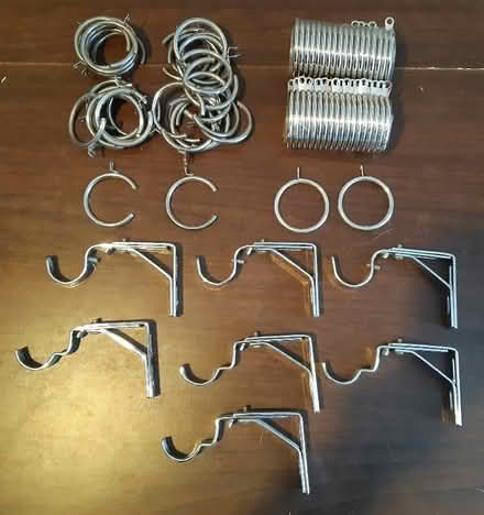 Photo of free Metal curtain pole and fittings (Glenleigh Park TN39) #4