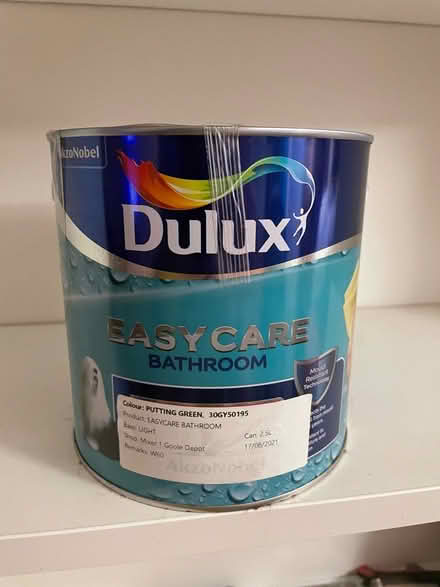 Photo of free Unopened paint - putting green (Deptford SE8) #1