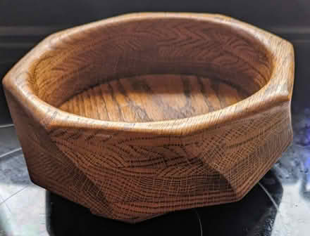 Photo of free hexagonal wooden bowl (North City part of Shoreline) #1